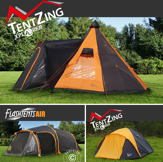 Campingtelte fra Flashtents og TentZing
